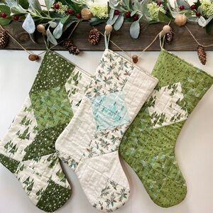 H- Handmade Quilted Stocking